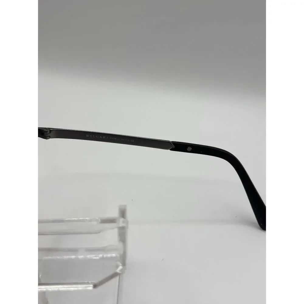 Bvlgari 1114 195 Gray Rimless Eyeglass Frames 52-22 145 Designer Italy